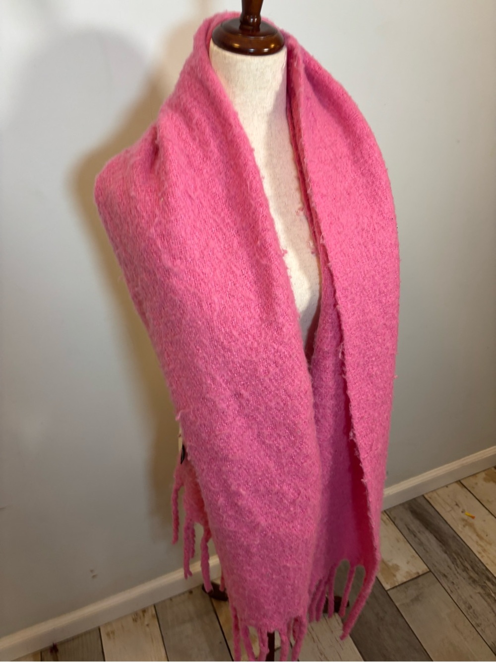 Only Hot Pink Fringe Wrap
